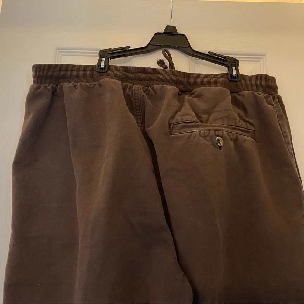 Crazy Shirts Hawaii XL Root Beer Dyed Canton Pants Kliban Cat Embroidery Casual - Picture 10 of 16